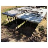 2 folding tables. Tables only