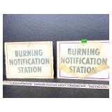 2- NOS FORESTRY SIGNS