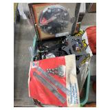 A lot of motorcycle parts