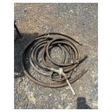 Vintage fuel, nozzle, and hose