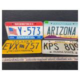 Vintage license plates
