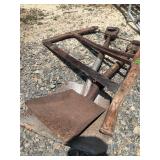 Vintage shovel saw lock