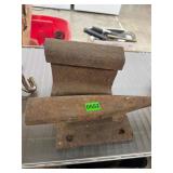 Two vintage homemade anvils