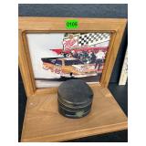 Vintage ED McCulluch  sign piston with plaque