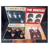Beatles albums.  Not great condition