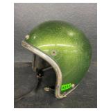 Vintage FULMER METALLIC METAL, FLAKE HELMET