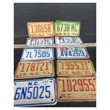 10 - NC motorcycle license plates