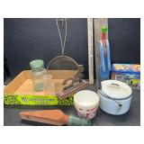 Antique country decor lot