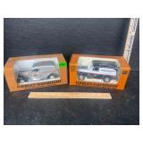 Diecast Harley Davidson delivery vans