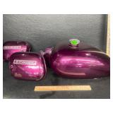 Custom painted sprint, gas  tank & boxes