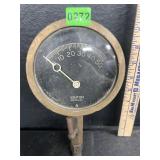 Antique 6ï¿½ BRASS Pressure gauge