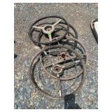 Vintage steering wheel lot