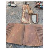 1930s Ford hood and panels windows