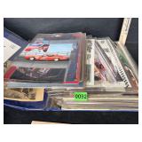 Huge lot NASCAR racing paper with autographs