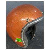 Vintage motorcycle helmet