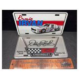 Earnhardt and Irvan metal tags