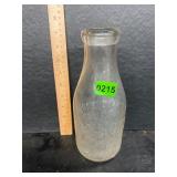 Taylorï¿½s dairy Quart milk bottle