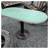 Green top table