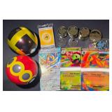 Pokemon Lot. 50+ Coins, 3 Jumbos, 2 Pokeballs