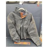 Leather coat