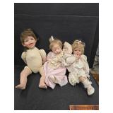 3 dolls