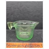 Uranium glass measuring cup