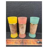 Siesta Ware frosted highball glasses