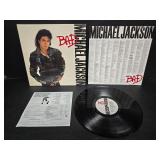 Michael Jackson Bad vinyl record