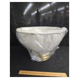 Large metal punch bowl new