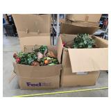 2 boxes of decor