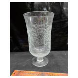 Crackled vase glass