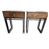 Side tables 21*13*26 tall