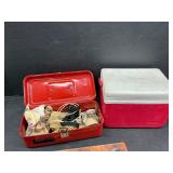 Cooler and metal box