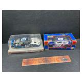 2 die cast cars
