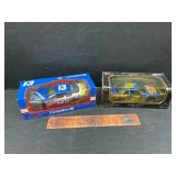 2 die cast cars