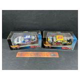 2 die cast cars