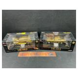 2 die cast cars
