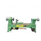 Mini wood lathe working
