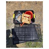 Pet carrier and tote with contents
