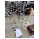 Metal closet/pantry shelving 6ï¿½ tall