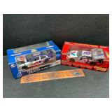 2 die cast cars