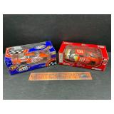 2 die cast cars