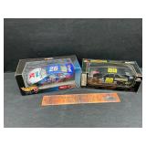 2 die cast cars