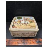 Tin and contents