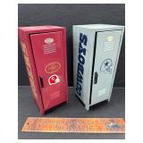 Small NFL bank lockers metal
