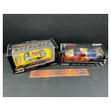 2 die cast cars
