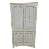Large cupboard top trim and top cap is missing