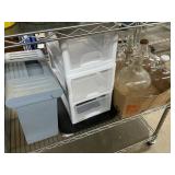 File, organizer and bottles
