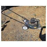 Push mower has compression