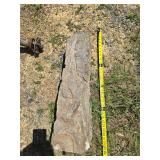 Carved standing stone
